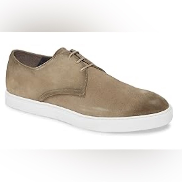 To Boot New York Men's Grand Suede Low Top Sneakers in Antelope Size 8